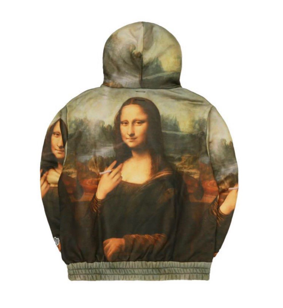 Smoking Kills FR2 Hoodie Hooded M Gioconda Monna Lisa 衛衣, 男裝