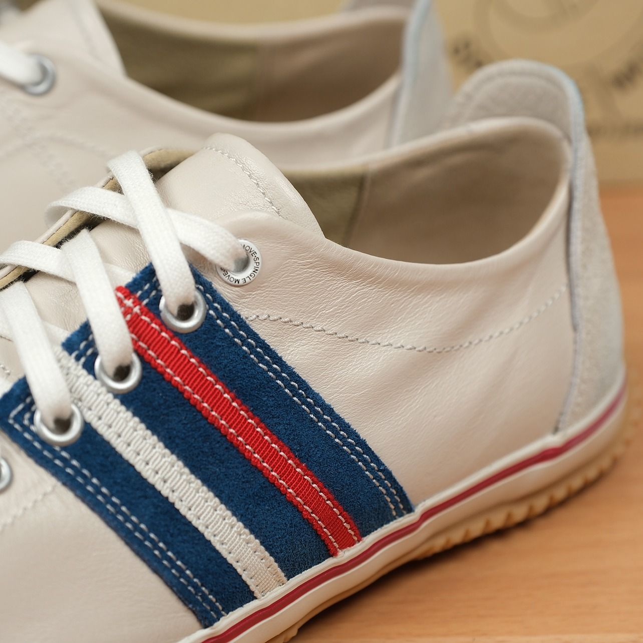 Spingle MOVE Japan SPM 198 Tricolor Kangaroo Leather Sneakers