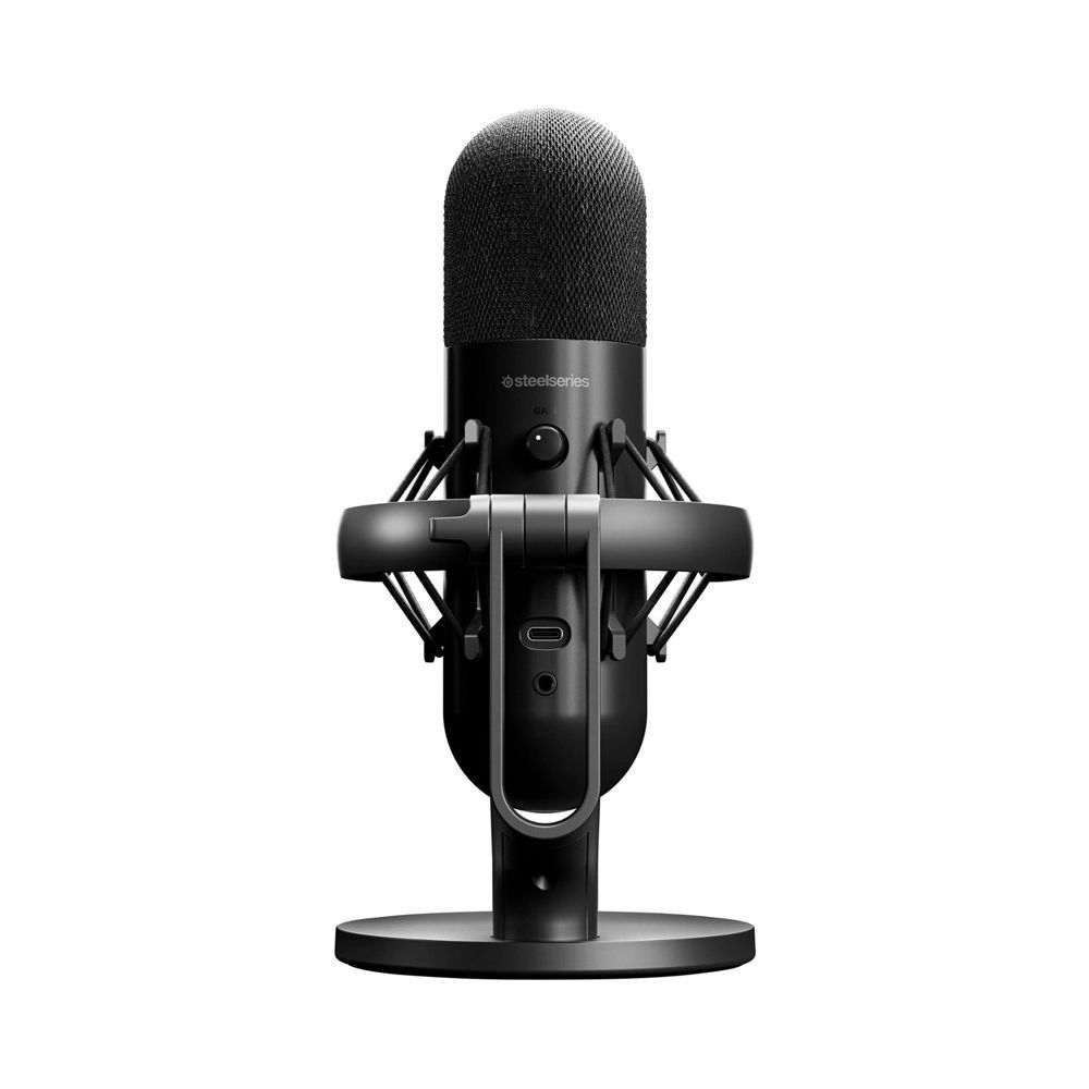 STEELSERIES ALIAS PRO-GRADE USB CONDENSER STREAMING MIC FOR PC (Category: Microphones) located in San Juan City. Submitted by blueswitchpc (Listing ID 1288732330, Image 2). Description: 🚨 RESTOCK ALERT 🚨 STEELSERIES ALIAS PRO-GRADE USB CONDENSER STREAMING MIC FOR PC. ALIAS ● 3X BIGGER CAPSULE — USB-C condenser mic captures a wide vocal range with a capsule up to 3X larger than other mics ● LED LEVELS — Stay in control of your stream with a quic