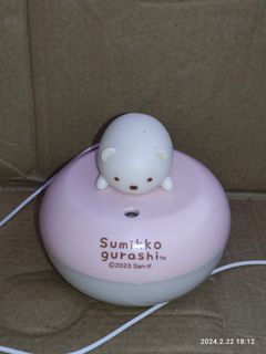 Sumikko Gurashi Shirokuma Bear Lazy Mascot LED Humidifier San-x