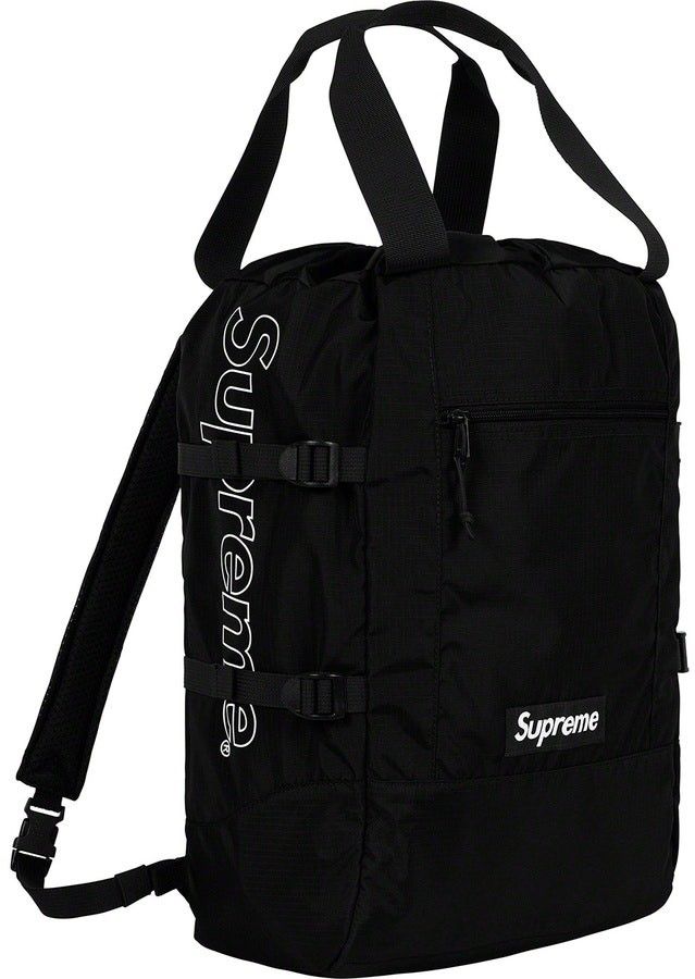 Supreme CORDURA Tote Backpack SS 2019 Black