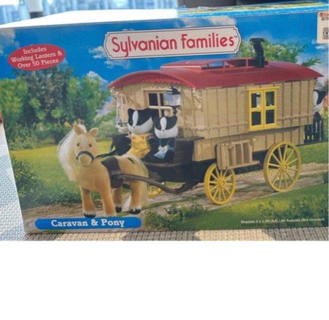 Sylvanian families caravan and pony deals