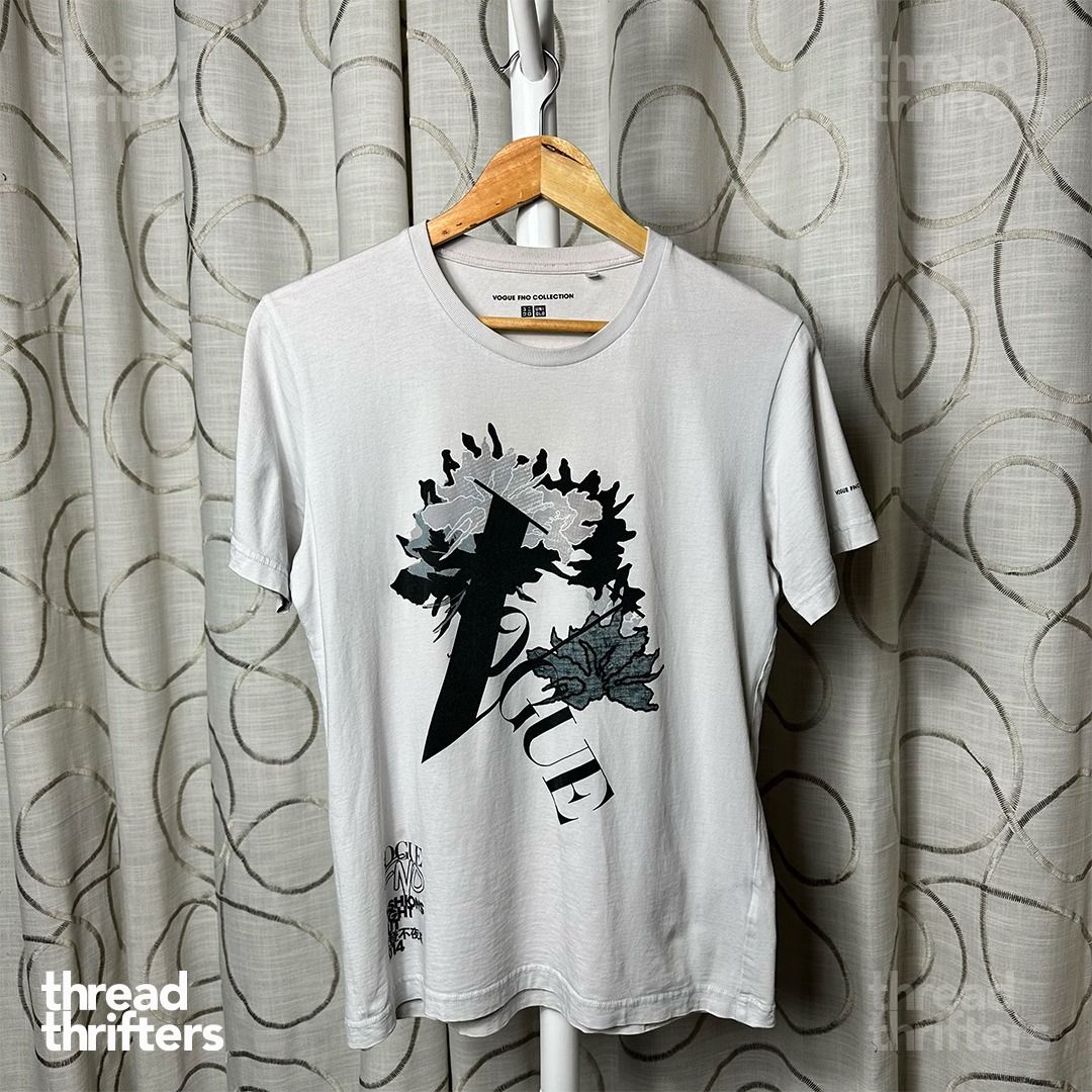 TTT050 - Uniqlo x Vogue (Category: Tshirts & Polo Shirts ) located in Quezon City. Submitted by threadthrifters (Listing ID 1288813169, Image 1). Description: Item Code: TTT050 Brand: Uniqlo x Vogue Dimes: 20" x 25" Size on Tag: M Material: Cotton Price: 150.00 Features/flaws: good condition, minimal signs of usage .