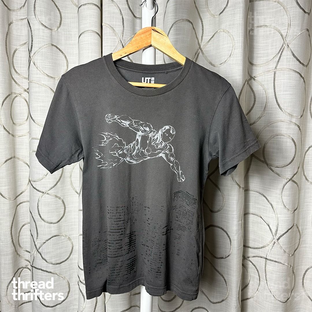 TTT061 - Uniqlo x Marvel (Category: Tshirts & Polo Shirts ) located in Quezon City. Submitted by threadthrifters (Listing ID 1288818489, Image 1). Description: Item Code: TTT061 Brand: Uniqlo x Marvel Dimes: 18" x 24.5" Size on Tag: S Material: Cotton Price: 170.00 Features/flaws: good condition, minimal signs of usage .