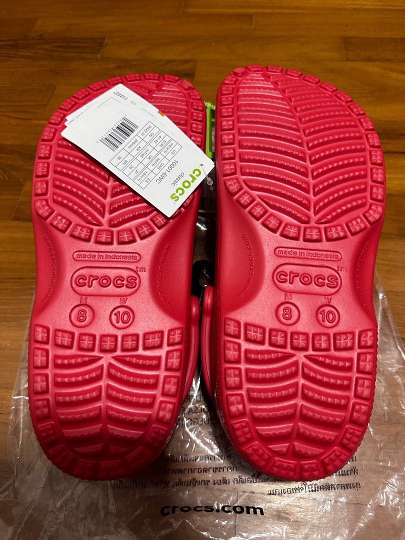 Red crocs size 8 hotsell
