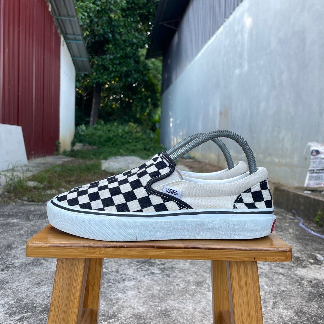 Vans slip on checkerboard japan store