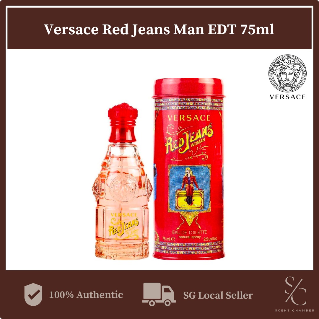 Versace Red Jeans EDT 75ml Tester for Women 100 Authentic