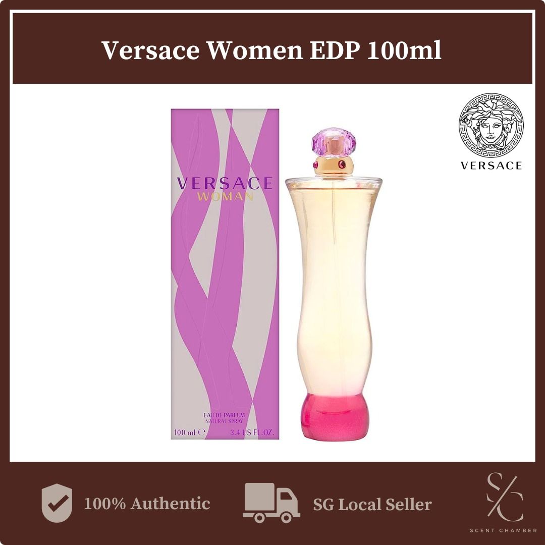  Versace Woman for Women 3.4 oz Eau de Parfum Spray : Versace  Perfume : Beauty & Personal Care