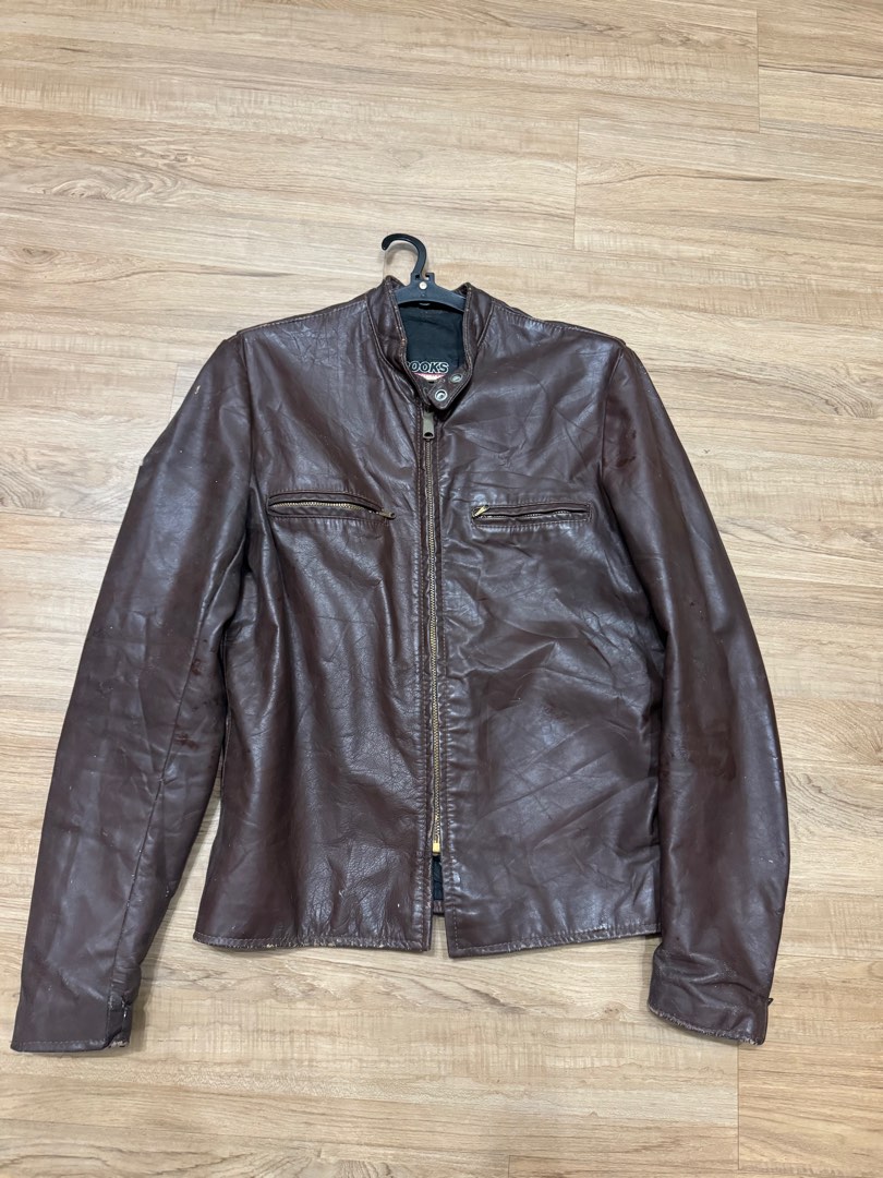 Vintage brooks leather jacket sale