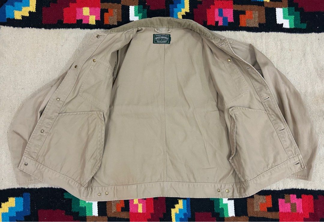 Ralph lauren canvas jacket new arrivals