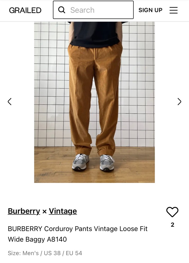 Burberry corduroy pants new arrivals