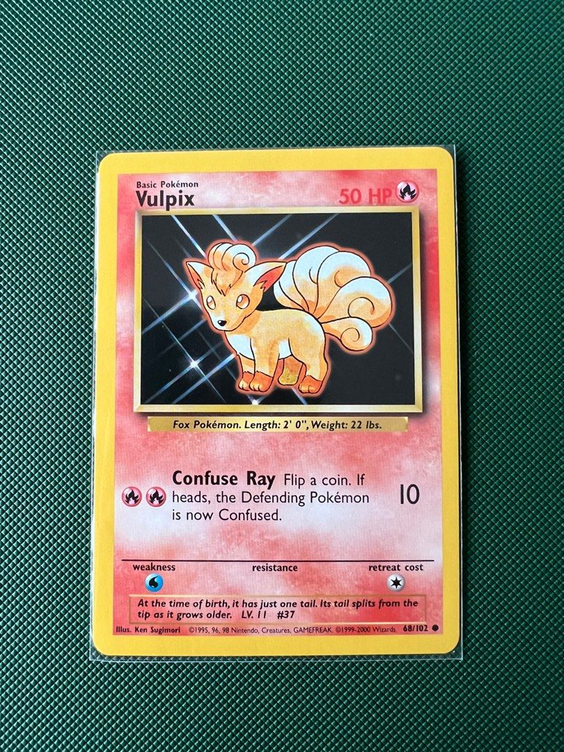 Vulpix 68/102 Common Vintage Pokemon Card, Hobbies & Toys, Toys & Games on Carousell Vulpix 68/102 Common Vintage Pokemon Card, Hobbies & Toys, Toys & Games on Carousell