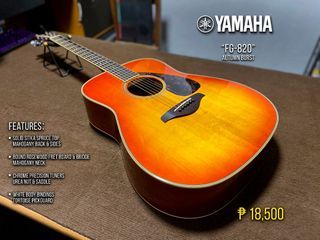 Yamaha FG820 Autumn Burst Guitar