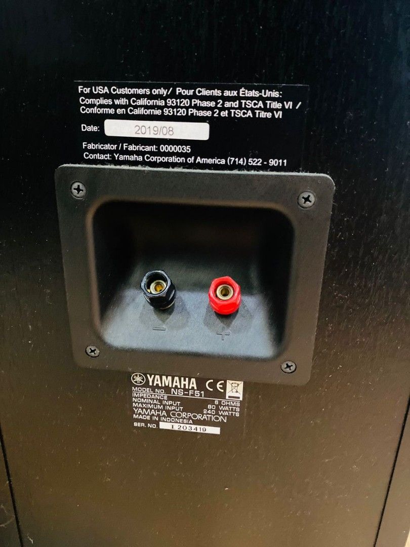 Yamaha NSF51 FloorStanding Speaker (Pair), Audio, Soundbars, Speakers