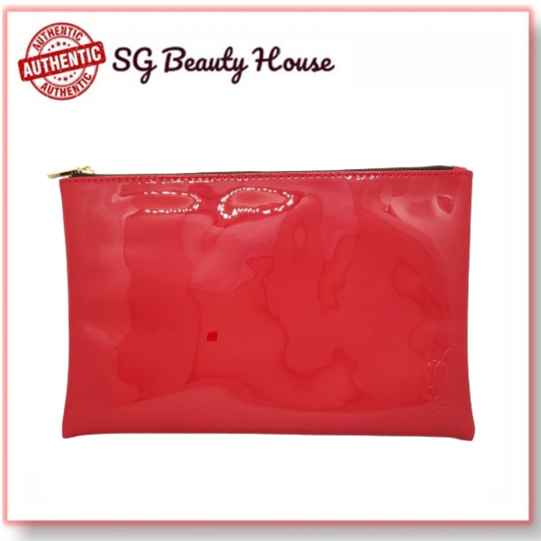 Ysl red pouch sale