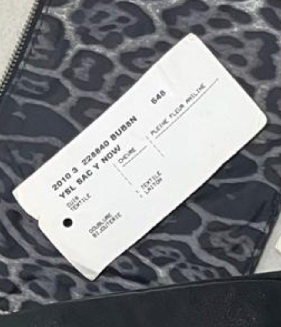 Sac yves sales saint laurent leopard