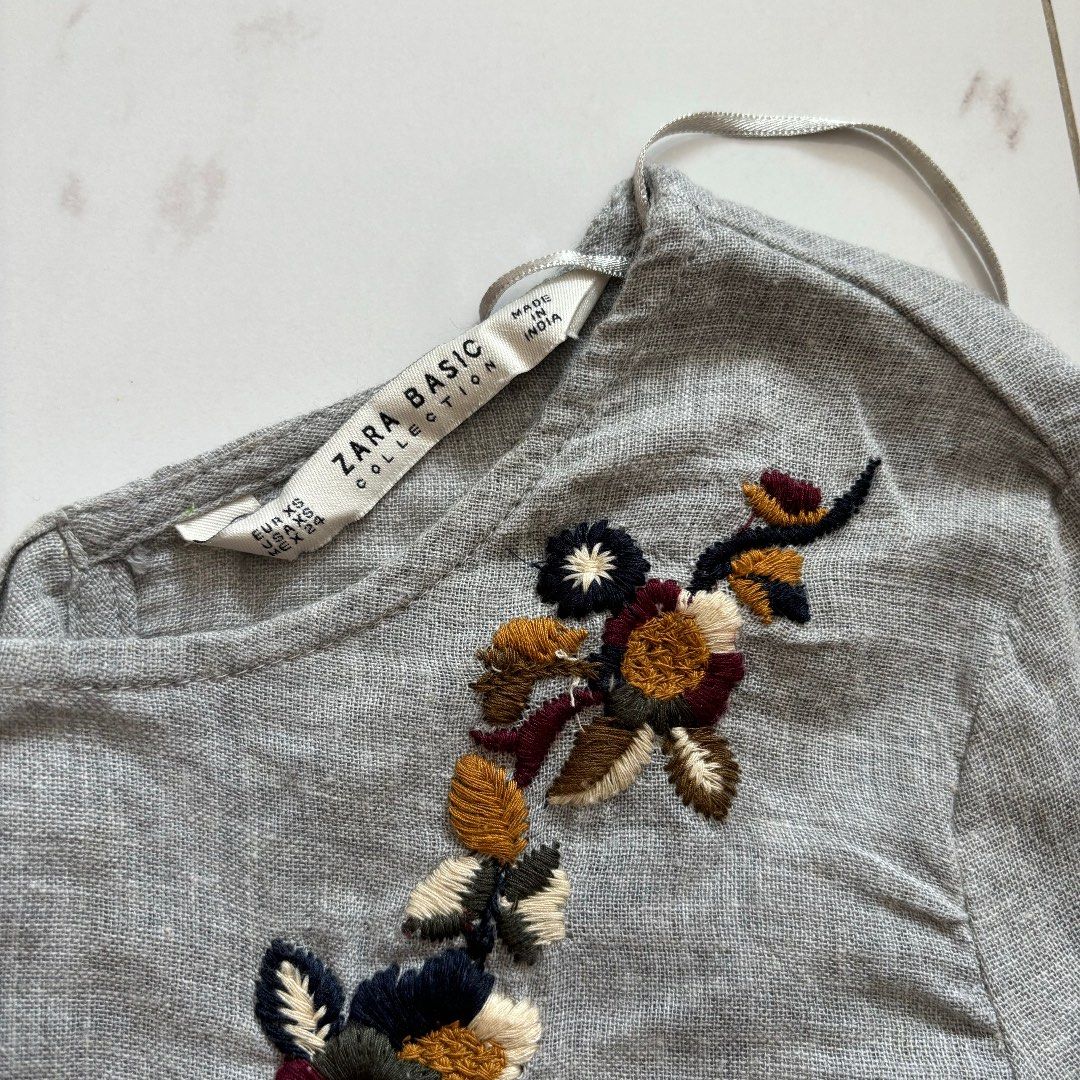 Zara Embroidered Top