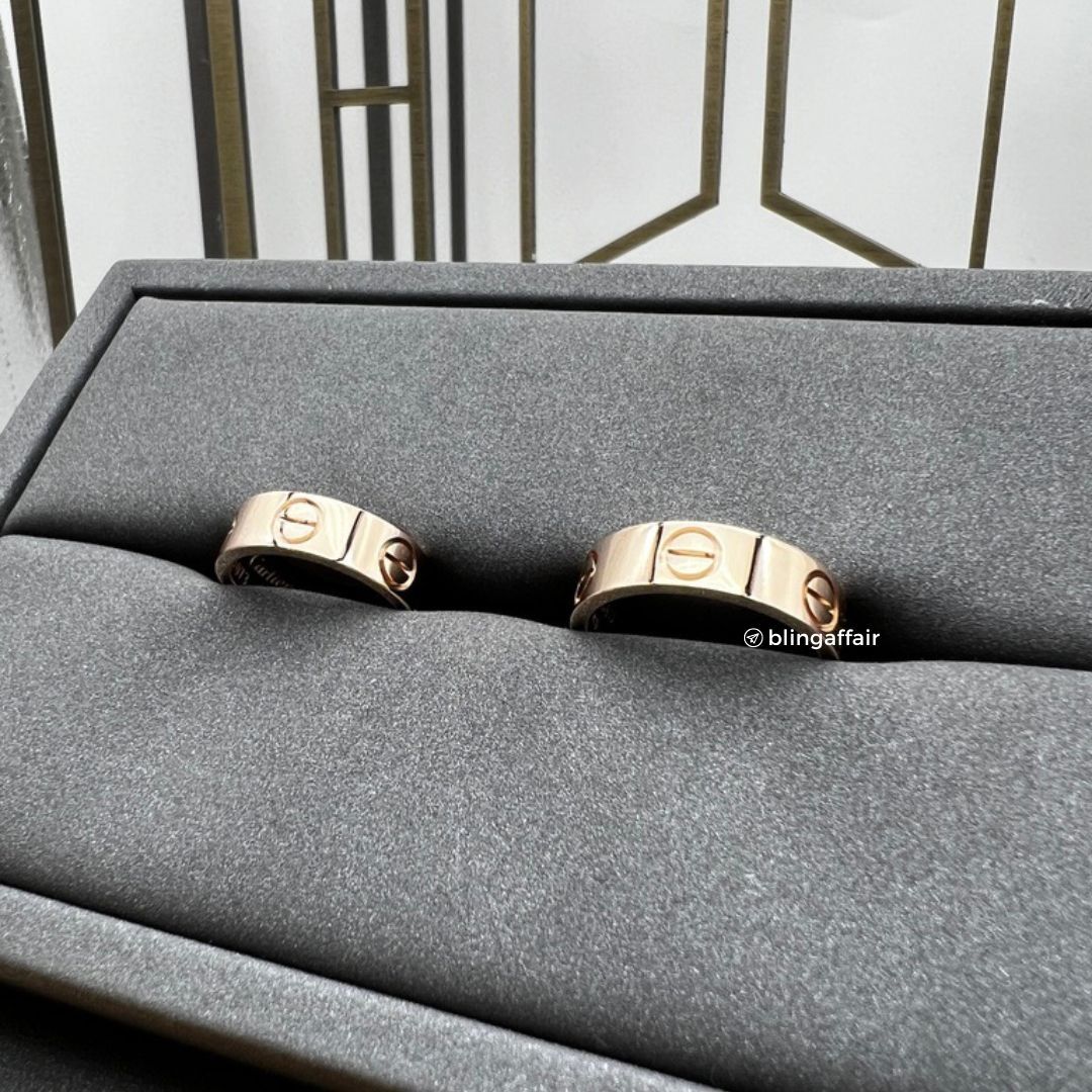 18K Gold LOVE Bands