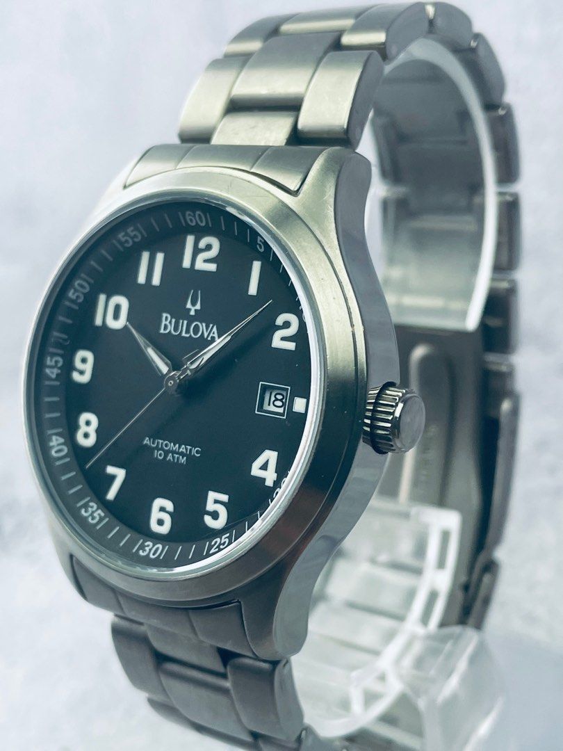 240181 Bulova Vintage Men s Automatic Titanium Watch Ref BVM003