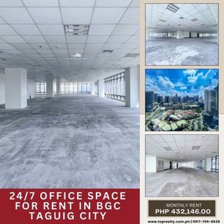 For Rent: 24/7 Office Space along BGC, Fort Bonifacio, Taguig, 26th St. Bonifacio Global City