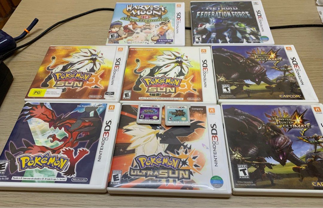 Pokemon ultra top moon ds game