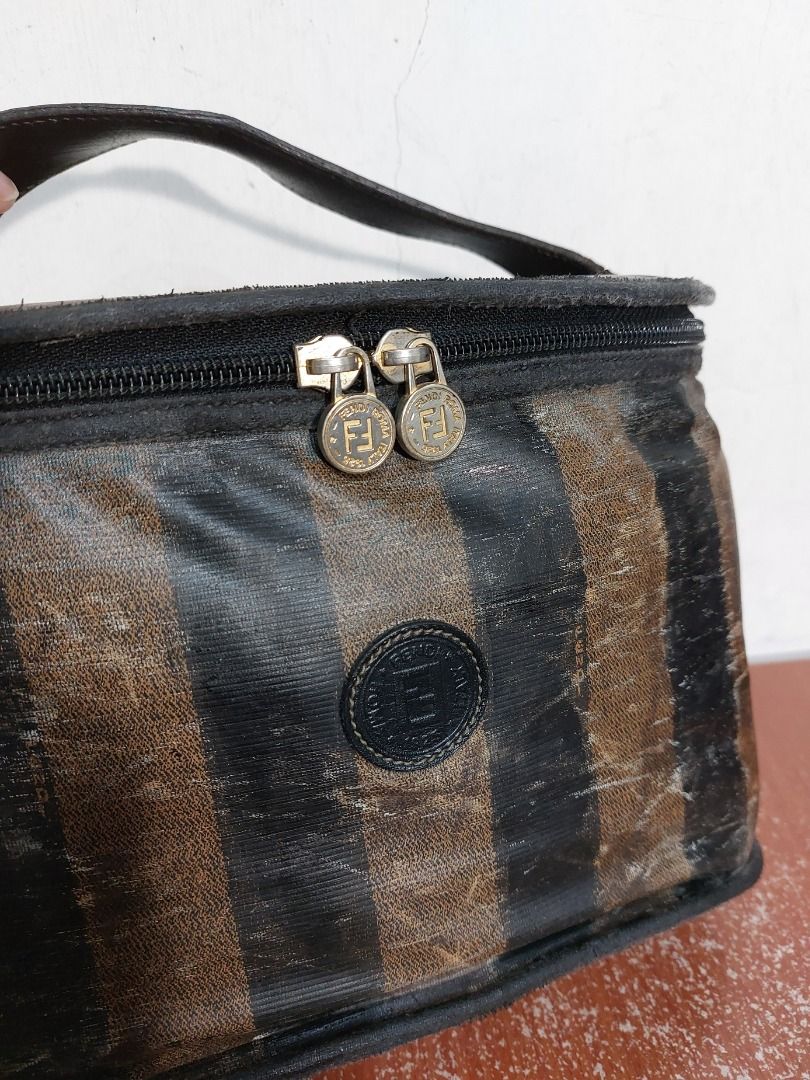 Vintage fendi makeup bag cheap