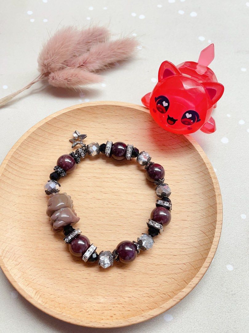 Garnet Crystal Bracelet