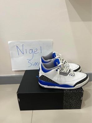 Jordan 3 best sale motorsport blue