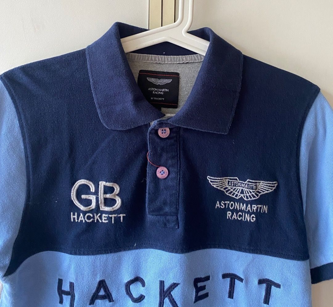 AUTHENTIC HACKET X ASTON MARTIN RACING POLOS F01 Men s Fashion