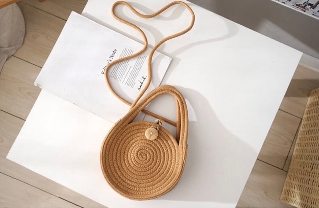 BC Khaki Woven Bag
