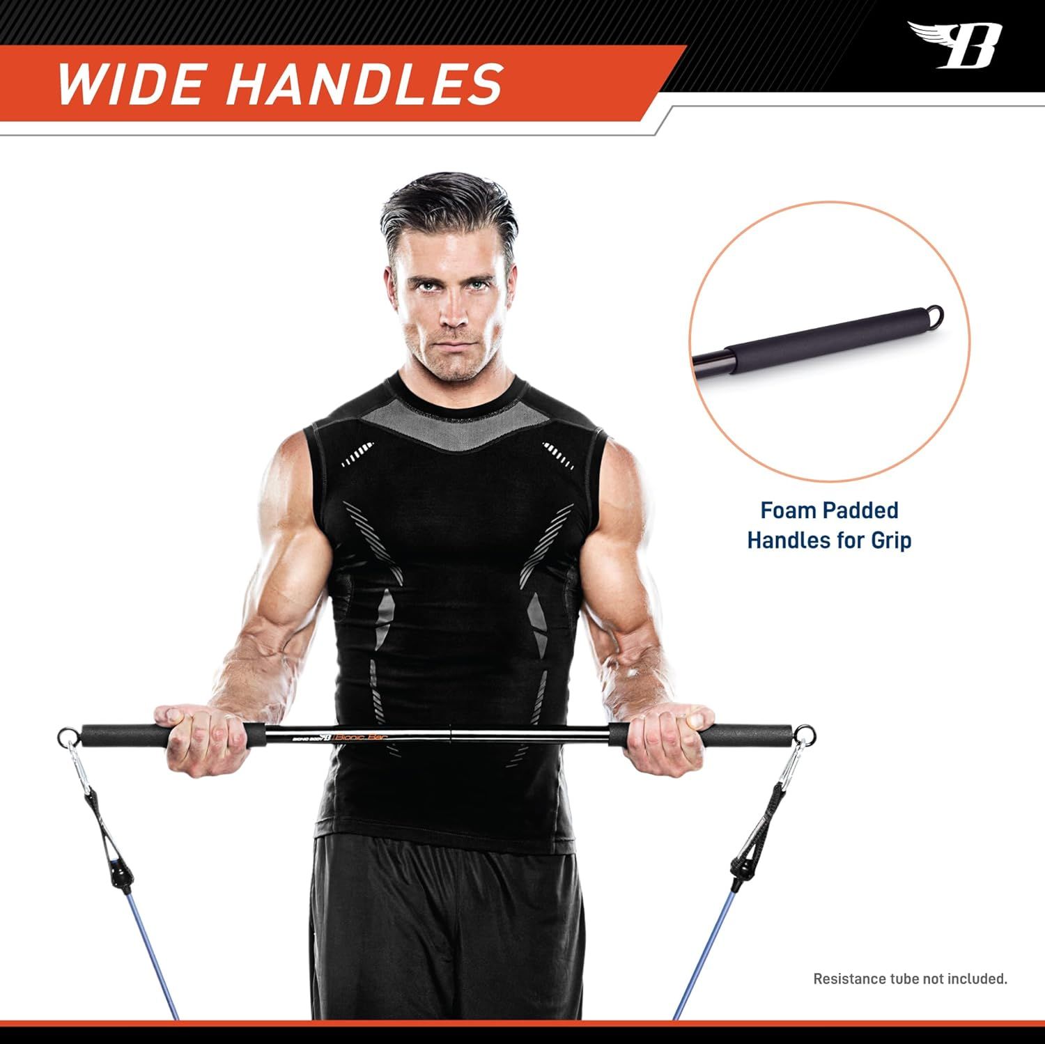 Bionic body workout bar for power lifting strength online training home gym and cardio exercise