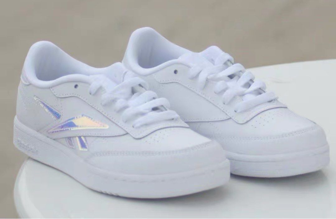 Reebok white runners cheap