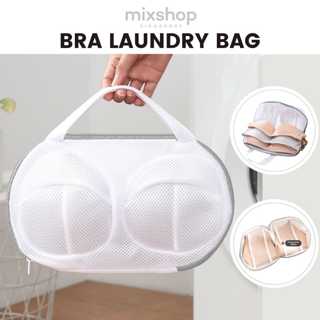 4 Pack Bra Washing Bag Cartoon Mesh Wash Bag Laundry Bags Lingerie Bag  Underwear Washing Bags with Zipper for Women Laundry Storage 