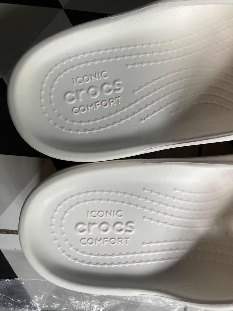 Pure white slippers shop