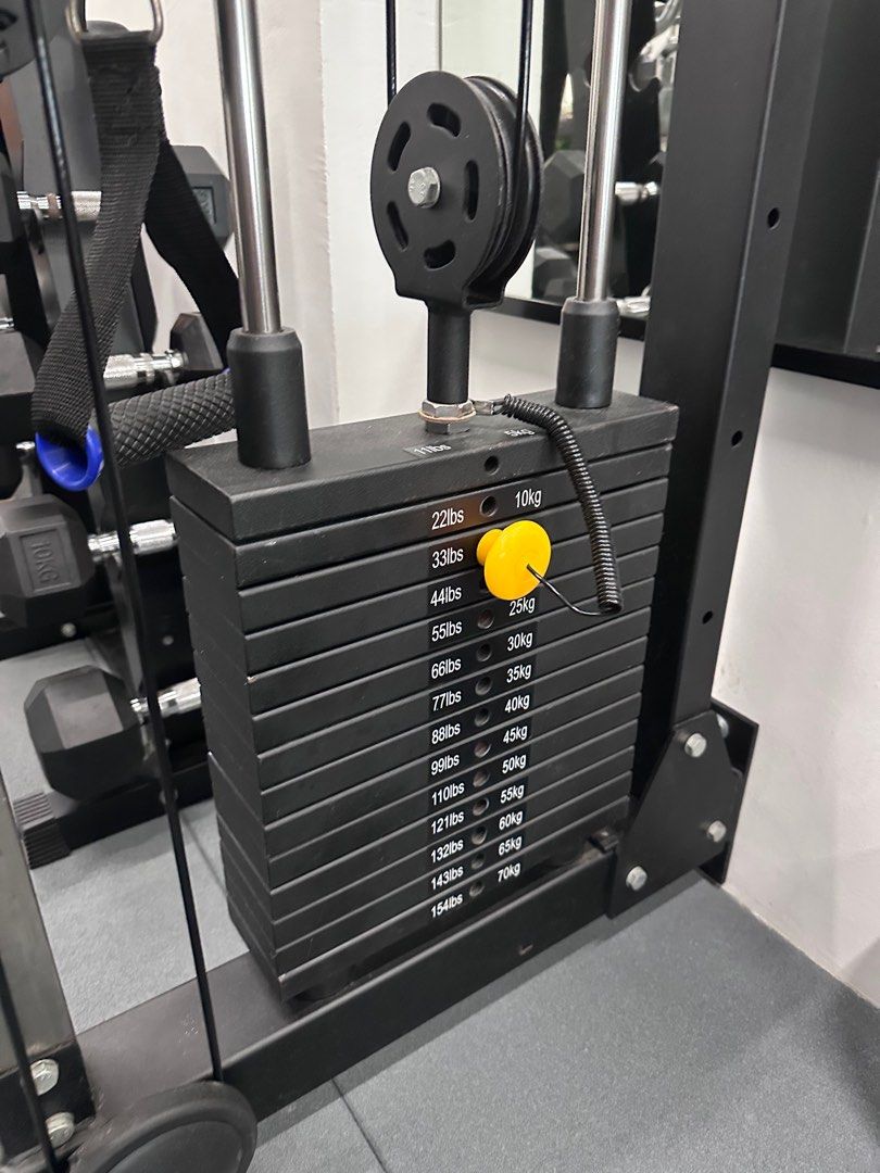 Cable machine wall mounted