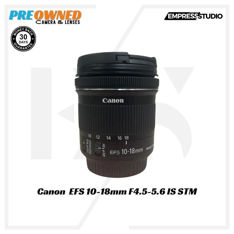 予約中 美品♪ 送料関税無料 Canon ef-s EF-S 10-18mm 10-18mm F4.5-5.6 IS レンズ STM  【税込?送料無料】 subnet.co.jp