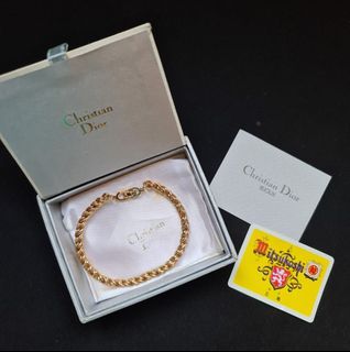 Christian Dior Gold Plated Bracelet