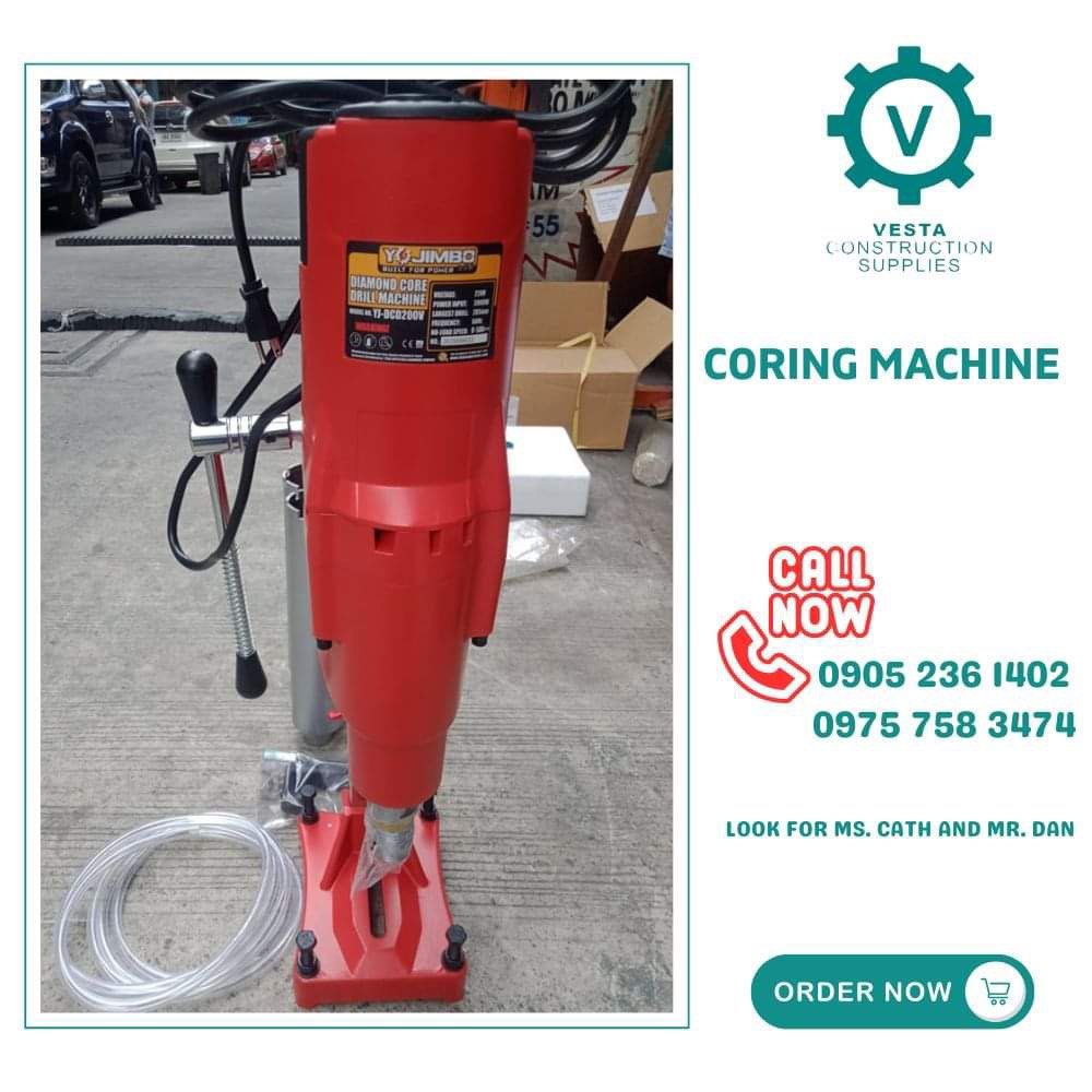Coring machine (Category: Construction Tools & Equipment) located in Manila. Submitted by cathvesta_sales (Listing ID 1289149556, Image 1). Description: .