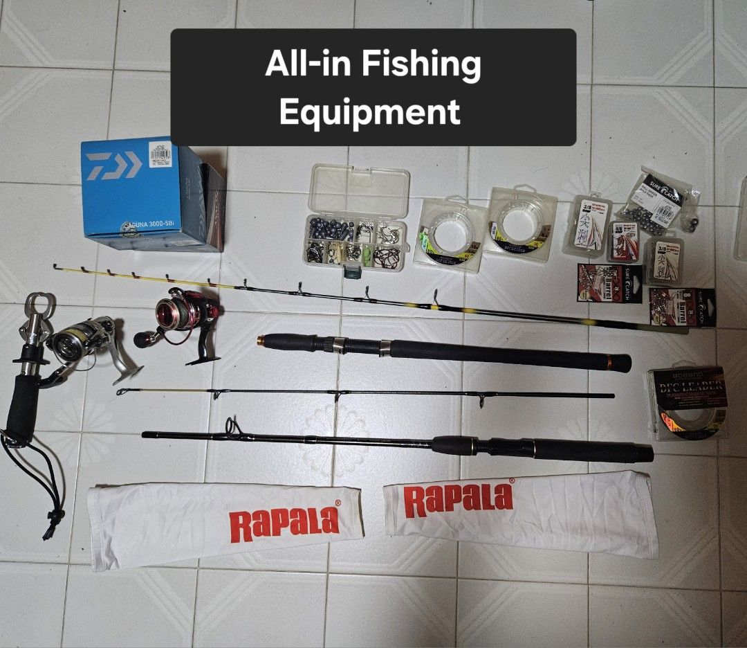 Daiwa & Seahawk Fishing rod, reel & accessories ALL-IN, Sports