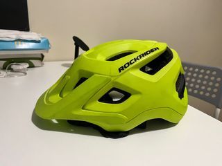 Decathlon bike helmet yellow small