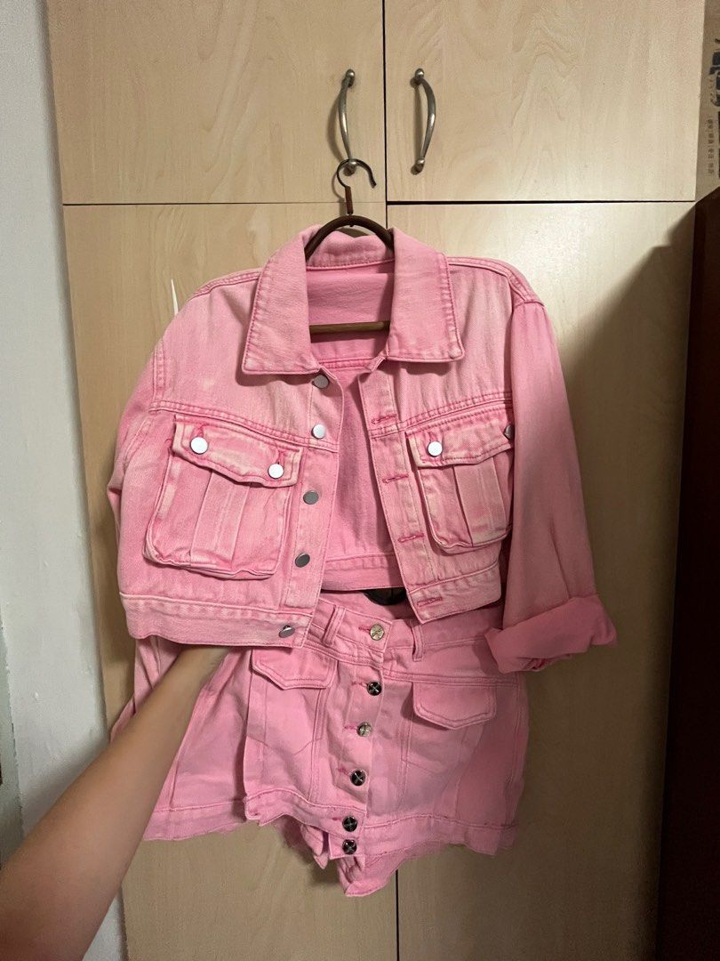 Matching jean jacket and hotsell skirt