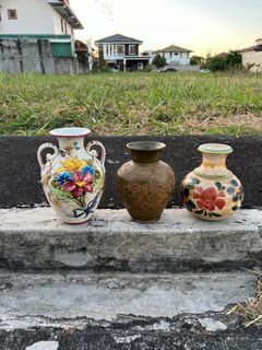 (Different prices for each) Ceramic vase (italy/japan/germany)