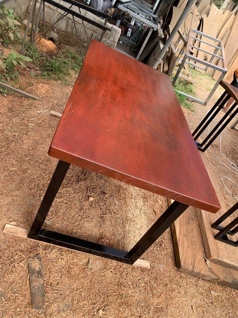 dining table mangga wood (Category: Tables & Sets) located in Manila. Submitted by agnesdingescandor (Listing ID 1289055112, Image 2). Description: Dining Table 6 seaters Mangga Wood Whole slab 5ftx2.5ft pre finish Will apply top coat upon order 11k table only .