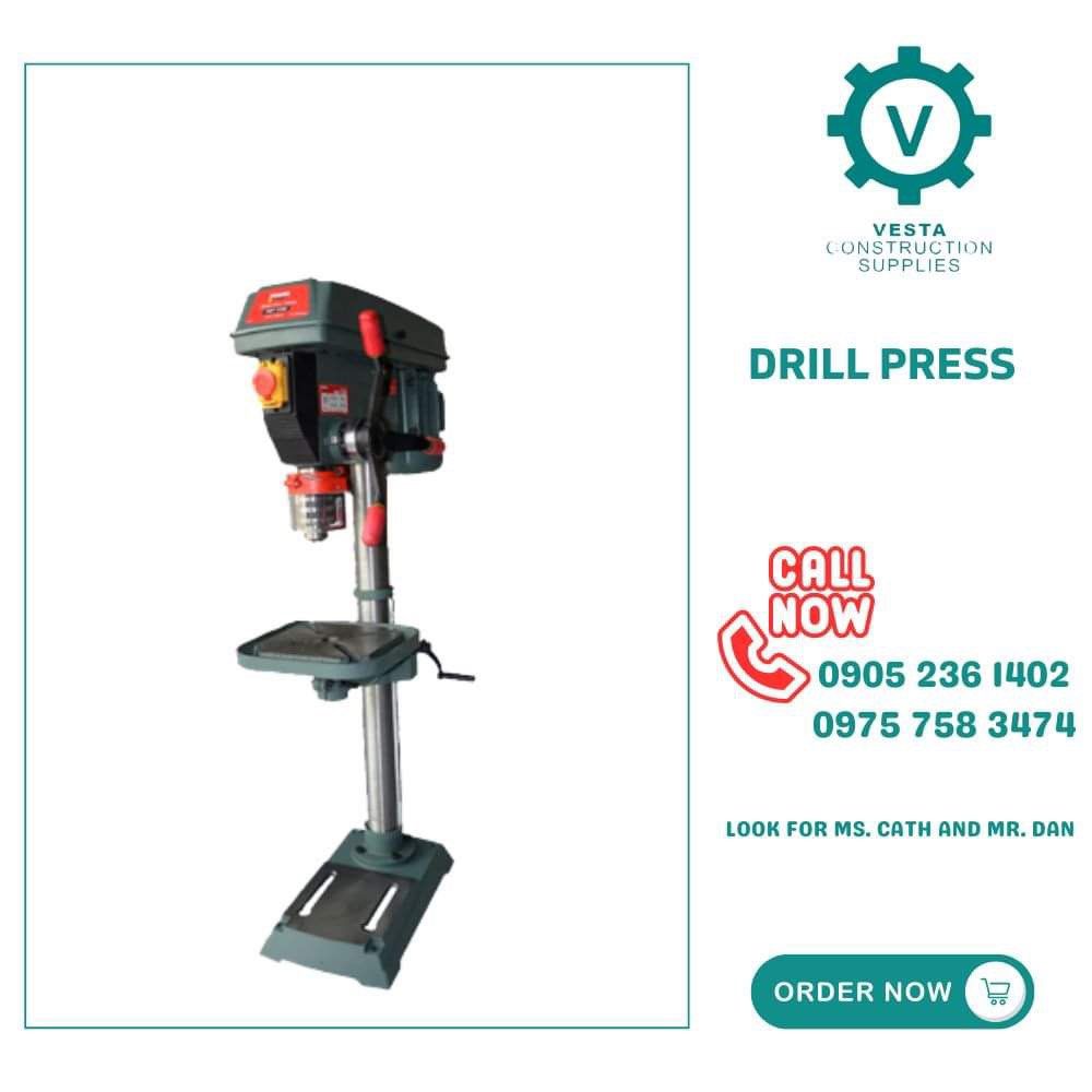 Drill press (Category: Construction Tools & Equipment) located in Manila. Submitted by cathvesta_sales (Listing ID 1289151531, Image 1). Description: .