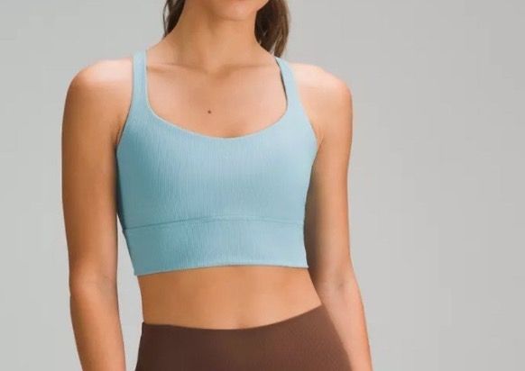 Lululemon Ribbed Train Bra, Women's Fashion, Activewear on Carousell