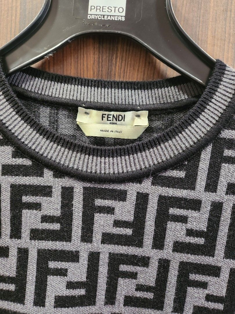 White fendi sweater sales