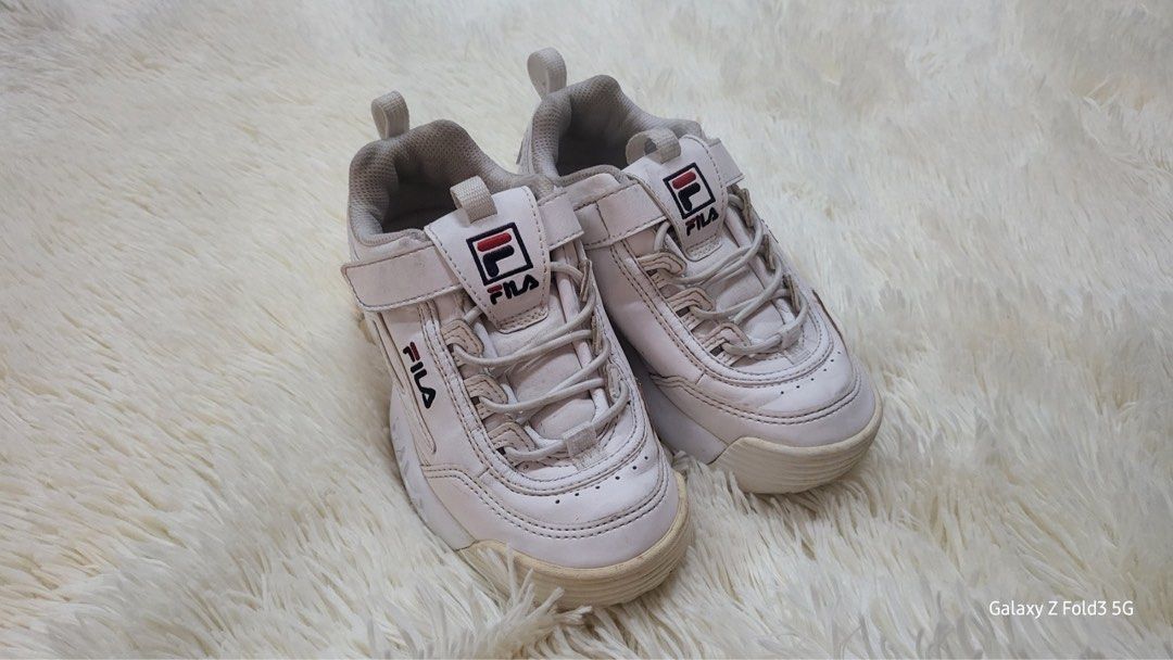 Fila Disruptor Jr. Babies Kids Babies Kids Fashion on Carousell