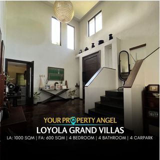 Loyola Grand Villas Buy Now!  4 Bedroom House & Lot For Sale!