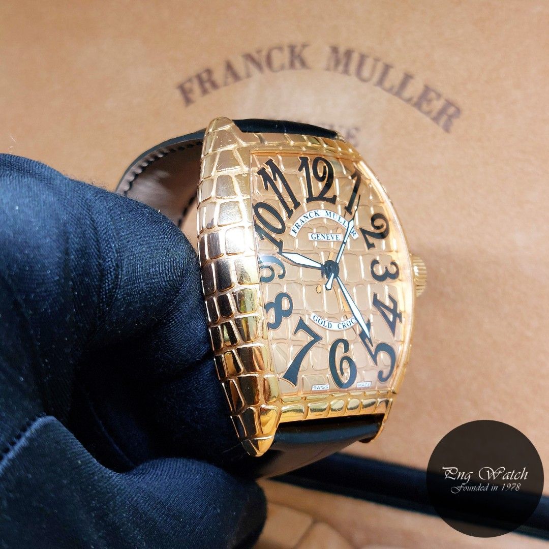 Franck Muller 18K RG Gold Croco REF 8880 SC GLD CRO 2