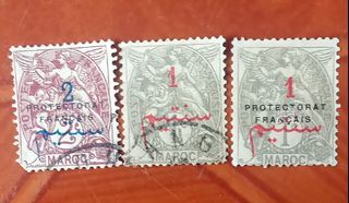 French Morocco Postage